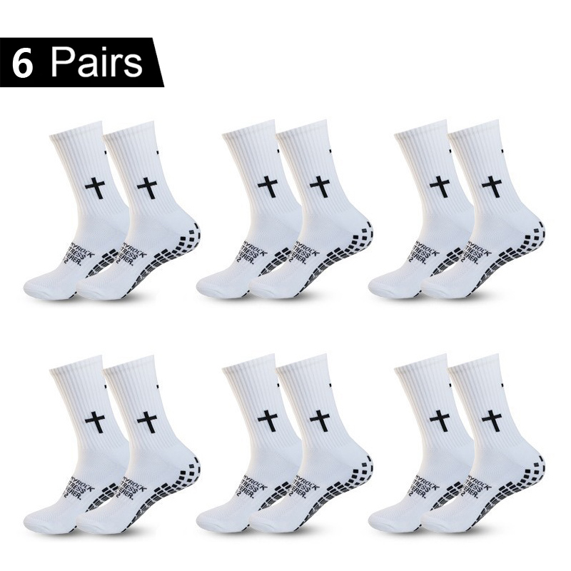 Ankle Support Badminton - Chaussettes de Football antidérapantes pour hommes