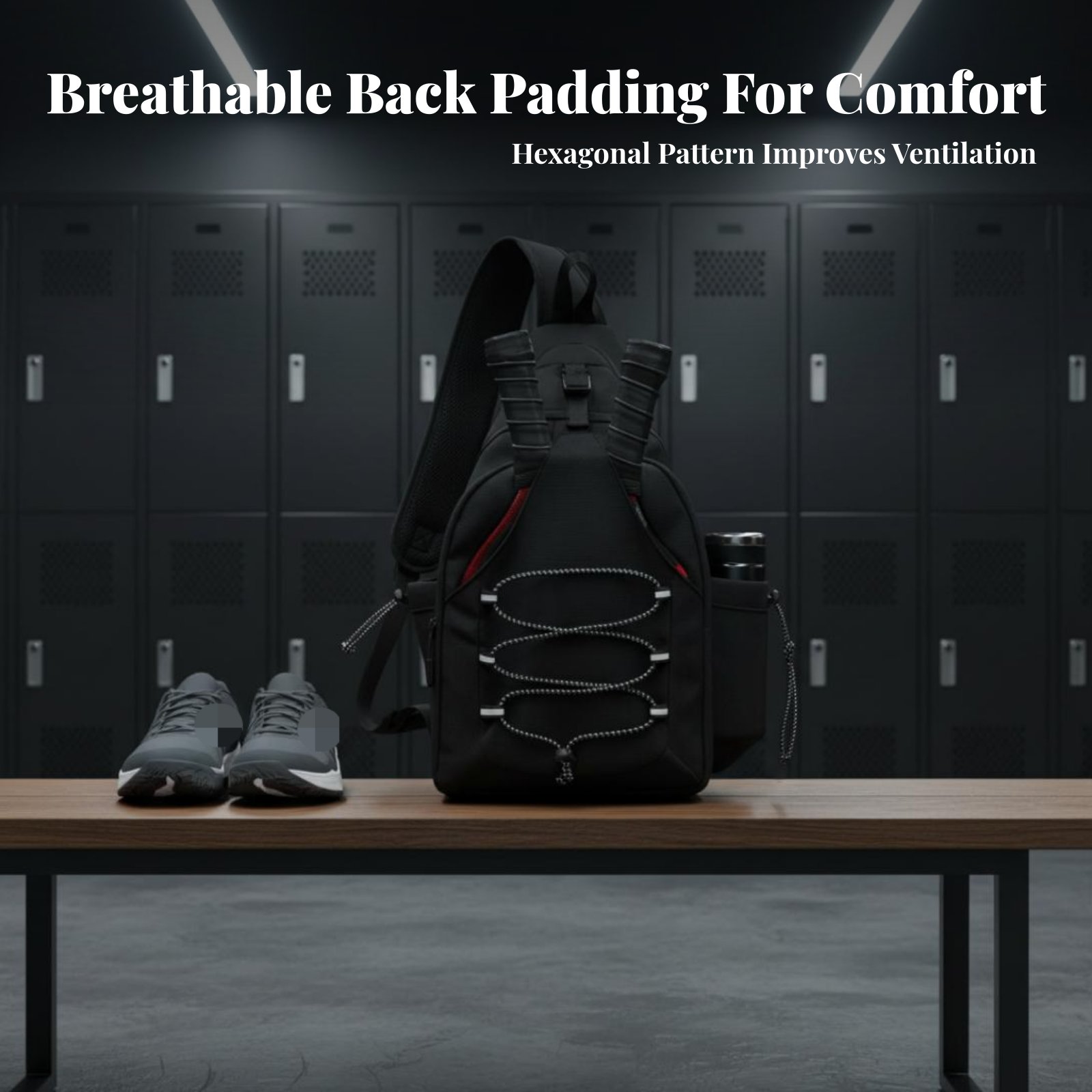 Backpack Racket Bag - Sac de pickleball multi-poches, sac à