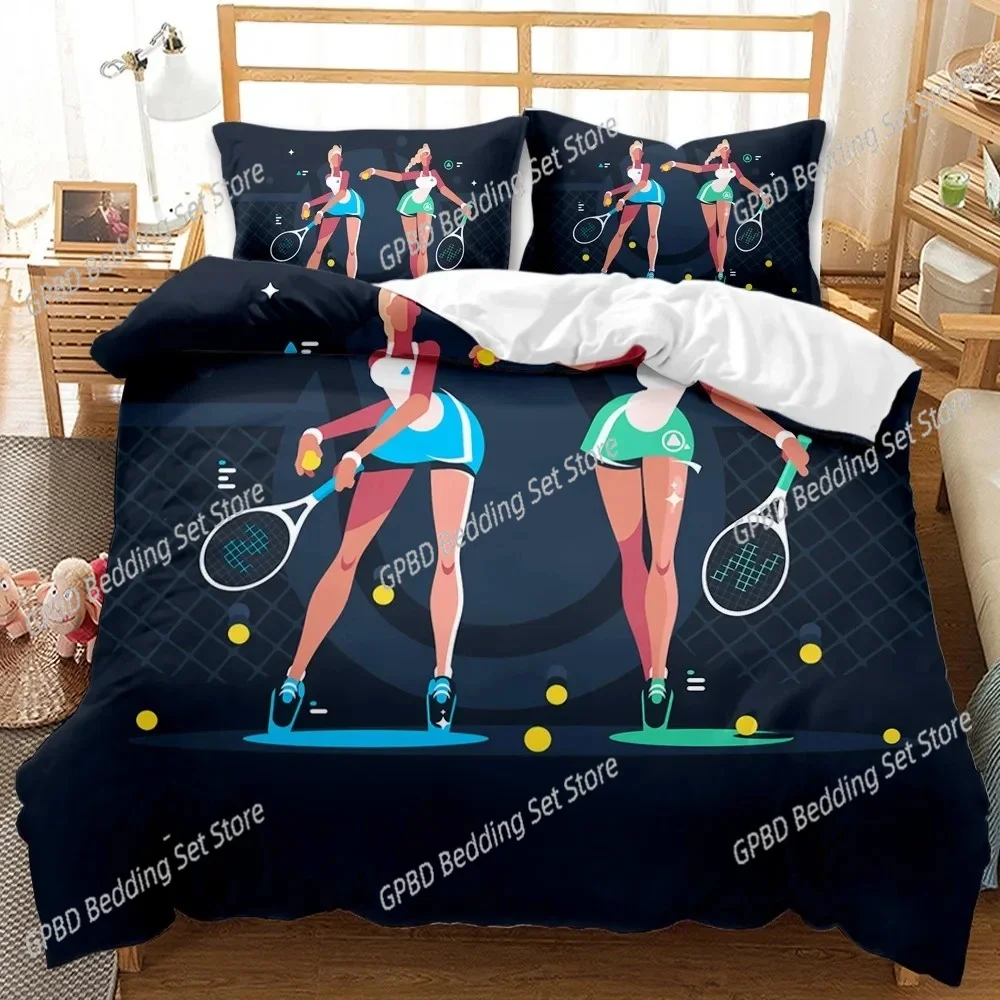 Badminton Queen - Ensemble de housse de couette de