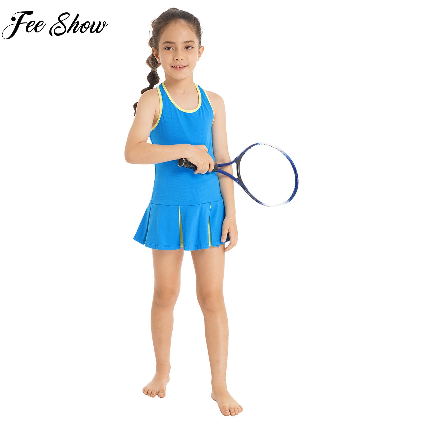 Badminton Open - Robe de sport courte pour filles,