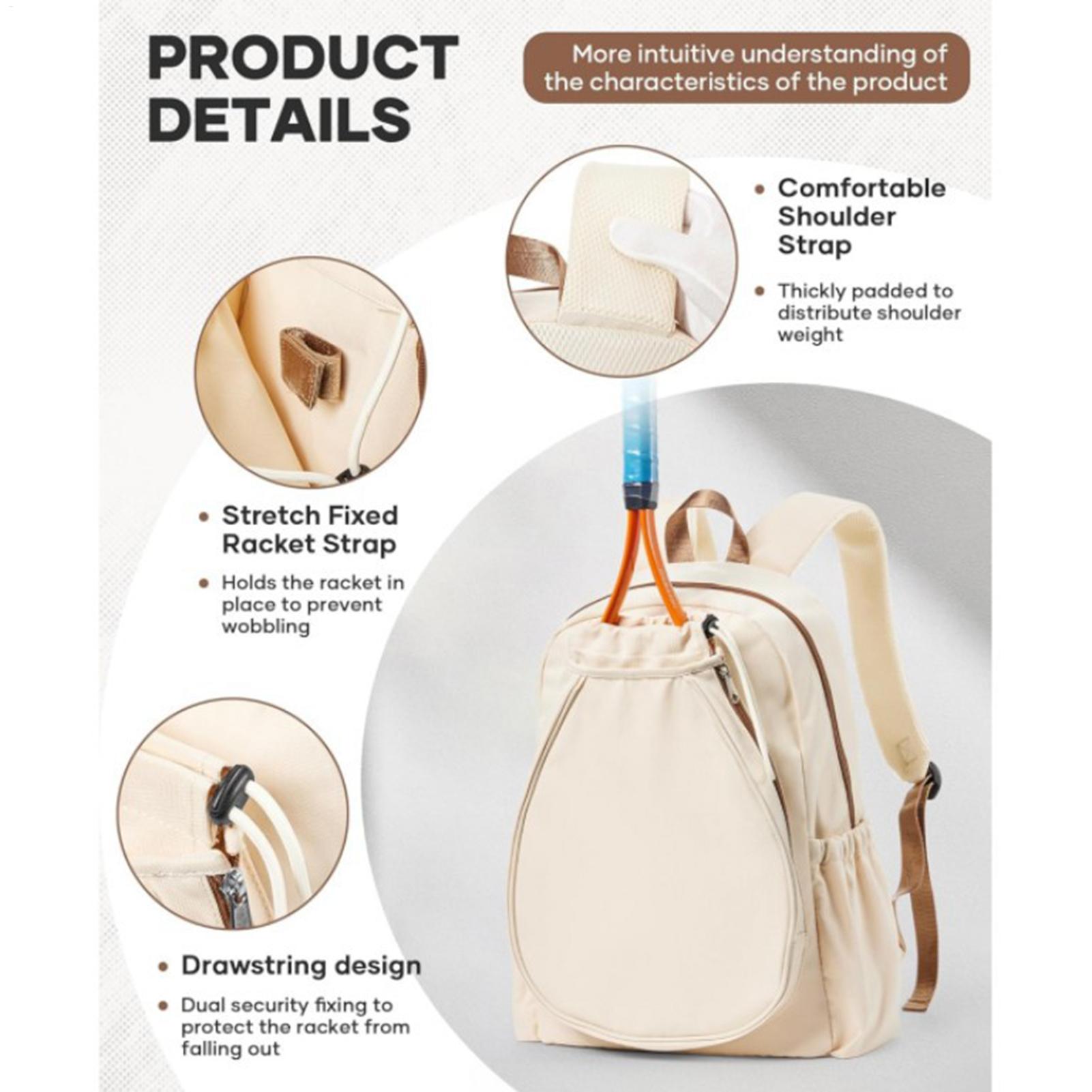 Sac de transport pour raquette - Backpack Racket Bag avis et prix